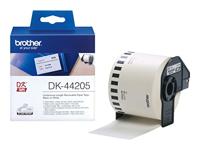 Brother DK-44205 Rol met etiketten 62 mm x 30.48 m Papier Wit 1 stuk(s) Weer verwijderbaar 9199142999 Universele etiketten - thumbnail