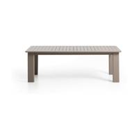 Kave Home Livorno tuintafel uitschuibaar 233(350)x100 cm Taupe - thumbnail