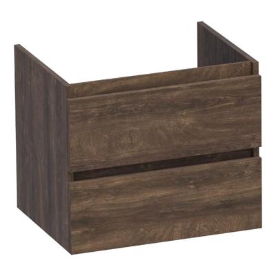 Brauer Joy - Onderkast - 60 cm - met 2 Softclose Lades Greeploos en 1 Sifon Uitsparing - Grove