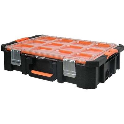 Organizer case - TOOD - 12 uitneembare compartimenten - Transparant deksel - 53x37x13 cm