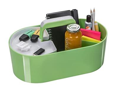 HAN HA-1200-80 Toolbox Loft Mobiele Organiser Lime Groen 4 Vakken Met Uitneembaar