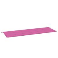 VidaXL Tuinbankkussen 150x50x3 cm oxford stof roze - thumbnail