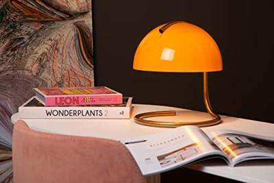 Lucide CATO - Tafellamp - Ø 23,5 cm - 1xE27 - Oranje