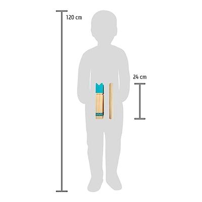 Buitenspeelgoed voor kinderen WIKINGER KUBB compact SMALL FOOT® hout - thumbnail
