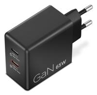 Lenovo G0A6065BEU USB-oplader 45 W, 18 W 2x USB-C Zwart Thuis, Binnen GaN - thumbnail