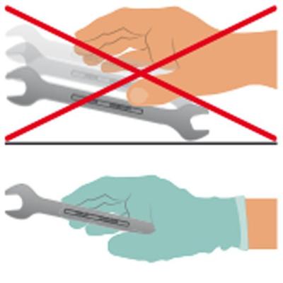 Connex Handschoen Fijn Geweven Bl Gr10 - COX938240