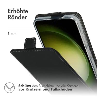 Accezz Flipcase Samsung Galaxy S24 Plus Telefoonhoesje Zwart - thumbnail