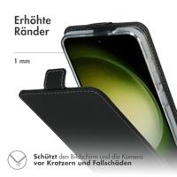Accezz Flipcase Samsung Galaxy S24 Plus Telefoonhoesje Zwart - thumbnail