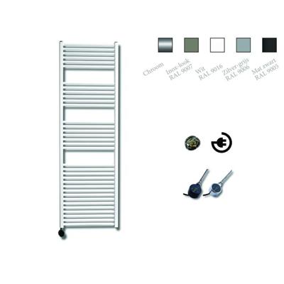 Elektrische Design Radiator Sanicare Plug & Play 172x45 cm Wit 920 Watt Met Chroom Thermostaat Links Elektrische Design Radiator Sanicare Plug & Play 172x45 cm Wit 920 Watt Met Chroom Thermostaat Links
