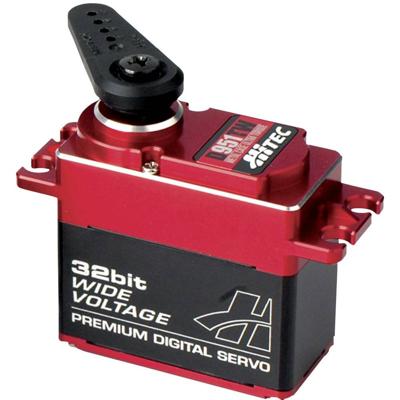 Hitec Standaard servo D951TW Digitale servo Materiaal (aandrijving): Titanium
