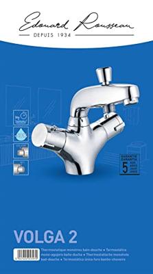 Kraan met 2 knoppen Rousseau Volga 2 Douche Badkuip