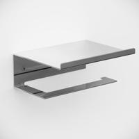 Ozean Eternal Toiletrolhouder - plateau - chroom TRH Shelf Chrome - thumbnail