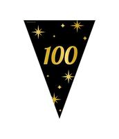 Classy Vlaggenlijn 100 Jaar Zwart/Goud (10m) - thumbnail