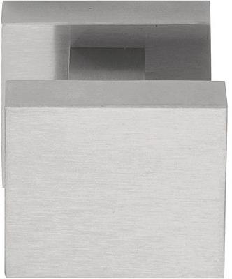 Formani Square LSQ61V voordeurknop vast op rozet - mat RVS