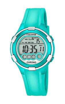 Horlogeband Calypso K5692-7 Kunststof/Plastic Lichtgroen 19mm Horlogeband Calypso K5692-7 Kunststof/Plastic Lichtgroen 19mm