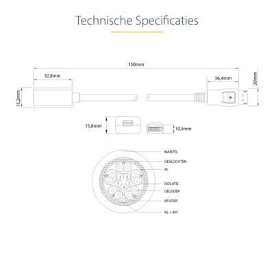 DP2MDPMF6IN - DisplayPort-adapter - DisplayPort (M) naar Mini DisplayPort (V) - 15.2 cm - gevormd - voor P/N: SV231DPUA DP2MDPMF6IN - DisplayPort-adapter - DisplayPort (M) naar Mini DisplayPort (V) - 15.2 cm - gevormd - voor P/N: SV231DPUA