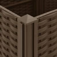 Plantenbak verhoogd 80x40x38 cm polypropyleen - thumbnail