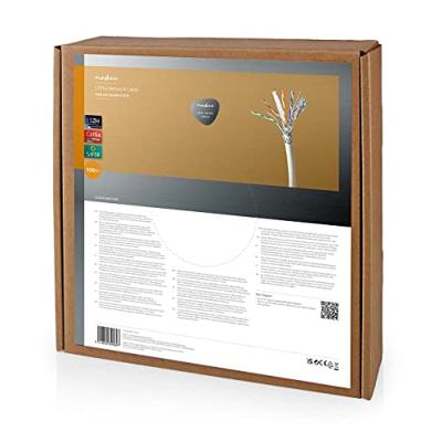 Nedis CCBG8538GY100S Netwerk Kabel Rol Cat6a Solid S/ftp Koper 100.0 M Binnenshuis Rond Lszh Grijs Gift Box Nedis CCBG8538GY100S Netwerk Kabel Rol Cat6a Solid S/ftp Koper 100.0 M Binnenshuis Rond Lszh Grijs Gift Box