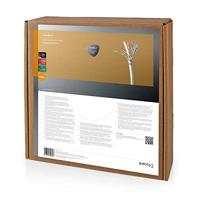 Nedis CCBG8538GY100S Netwerk Kabel Rol Cat6a Solid S/ftp Koper 100.0 M Binnenshuis Rond Lszh Grijs Gift Box - thumbnail