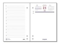 Omlegblok 2026 Brepols 1dag/2pagina's universele ponsing - thumbnail