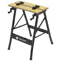 TOOLCRAFT YH-WB014 Mobiele werkbanktafel inklapbaar (b x h x d) 605 x 625 x 755 mm - thumbnail