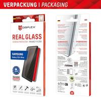 DISPLEX Privacy Full Cover Tempered Glass (10H) for Samsung Galaxy S24 Ultra, Eco Mounting Frame, Privacy Filter, Tempered Glass, Scratch-Resistant Protective Film, Case-Friendly - thumbnail