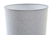 Bureaulamp DKD Home Decor Canvas Keramisch Grijs Wit (38 x 38 x 58 cm) - thumbnail