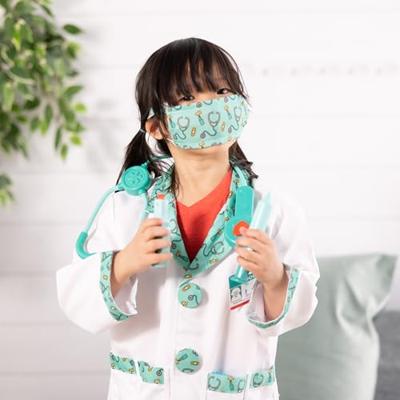 Melissa & Doug verkleedset dokter inclusief stethoscoop met geluid - thumbnail
