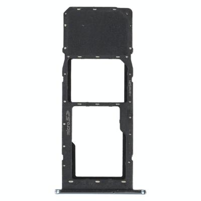 SIM-kaart lade + Micro SD-kaart lade voor LG K61 LMQ630EAW LM-Q630 (Blauw)