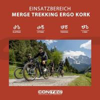 CONTEC handvatten "merge trekking ergo kork" ct grips merge trekking ergo cork 96/140mm - thumbnail