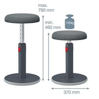 Leitz Zit/stastoel Ergo Cosy Grijs 65180089 - thumbnail