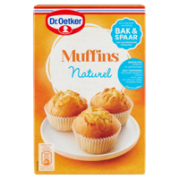 Dr. Oetker Muffins Naturel Bakmix 350 g bij Jumbo - thumbnail