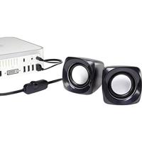 Renkforce RF-4755736 PC-luidsprekers Kabelgebonden 6 W Zwart - thumbnail