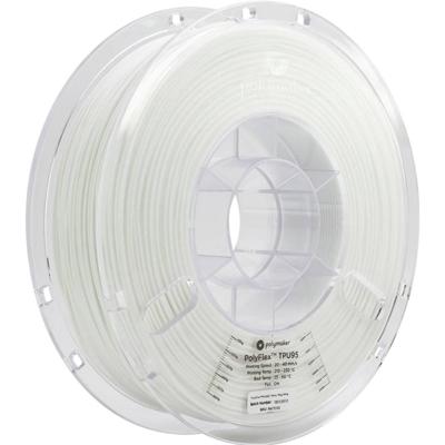 Polymaker PD01002 PolyFlex TPU-95A Filament TPU Flexibel 1.75 mm 750 g Wit 1 stuk(s) Polymaker PD01002 PolyFlex TPU-95A Filament TPU Flexibel 1.75 mm 750 g Wit 1 stuk(s)