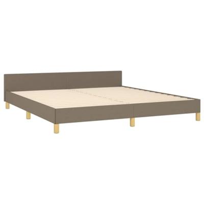 Bedframe zonder matras stof taupe 180x200 cm Bedframe zonder matras stof taupe 180x200 cm