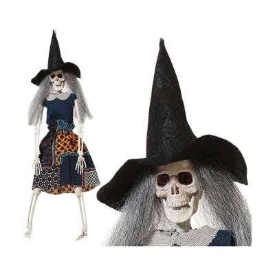 Halloween Decoraties Heks Skelet 47 cm