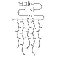 Nedis LED-gordijn Binnen/buiten Energielabel: G (A - G) 180 LED Warmwit - thumbnail