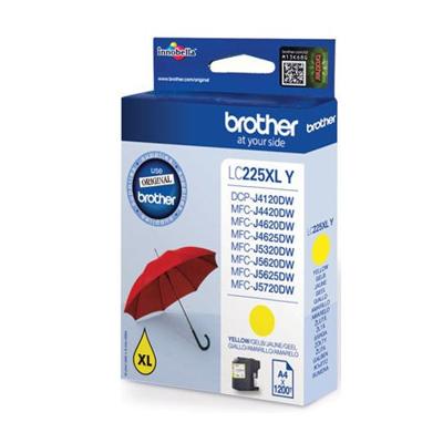 Brother Inktcartridge LC-225XLY Origineel Geel LC-225 XL Y