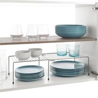 Metaltex Uitschuifbaar Rek 24x15x33/57 cm Zilver - thumbnail