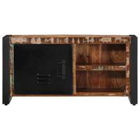 Tv-meubel 80x30x40 cm massief hout gerecycled - thumbnail