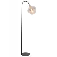 Light & Living Vloerlamp 'Rakel' 160cm, kleur Mat Zwart / Smoke - thumbnail