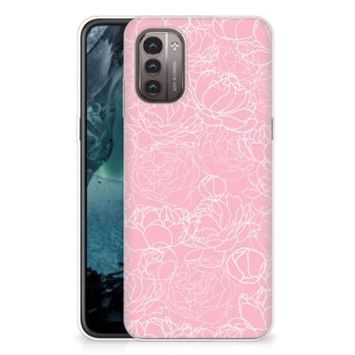 Nokia G21 | G11 | TPU Case | White Flowers Nokia G21 | G11 | TPU Case | White Flowers
