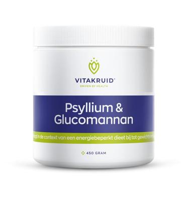 Vitakruid Psyllium 5000 mg & Glucomannan 1000 mg vezels