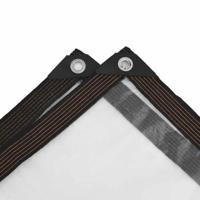 Plantenafdekking met zeilringen 3x10 m polyethyleen - thumbnail