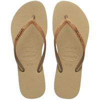 Havaianas - Slim Glitter II | Sand Golde Rubber Dames - thumbnail