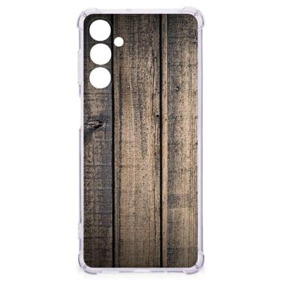 Samsung Galaxy M54 Stevig Telefoonhoesje Steigerhout