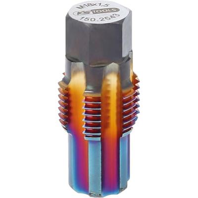 KS Tools 150.2543 Schroefdraad natapper M18 x 1.5 Speciaal gereedschapsstaal 1 stuk(s) KS Tools 150.2543 Schroefdraad natapper M18 x 1.5 Speciaal gereedschapsstaal 1 stuk(s)