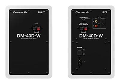 Pioneer DJ DM-40D-W 4 inch desktop monitorsysteem