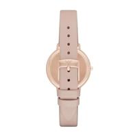 Emporio Armani AR2510 Horloge Kappa staal-leder rosekleurig-nude 32 mm - thumbnail