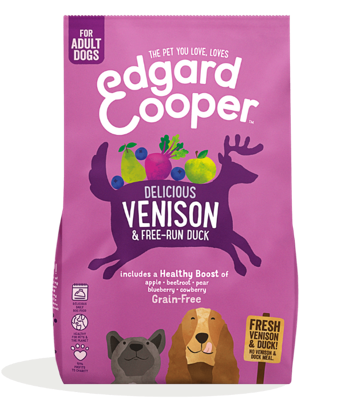 Edgard & Cooper Droog Hondenvoer, (Wild en Eend 12kj), Hondenbrokken Volwassen Honden, Vers Vlees: Écht Voedzaam En Zonder Granen